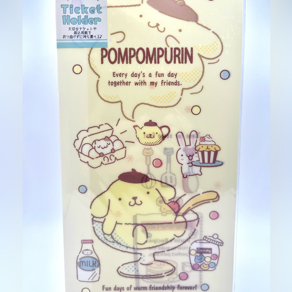 Pompompurin Glittery Ticket Holder